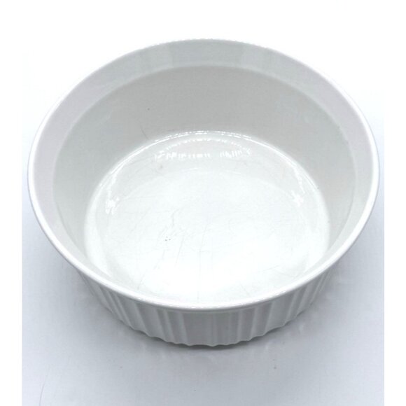 Corning Ware French White F-5-B 1.6 L, 1 1/2 QT Casserole Baking Dish no lid - Picture 4 of 6